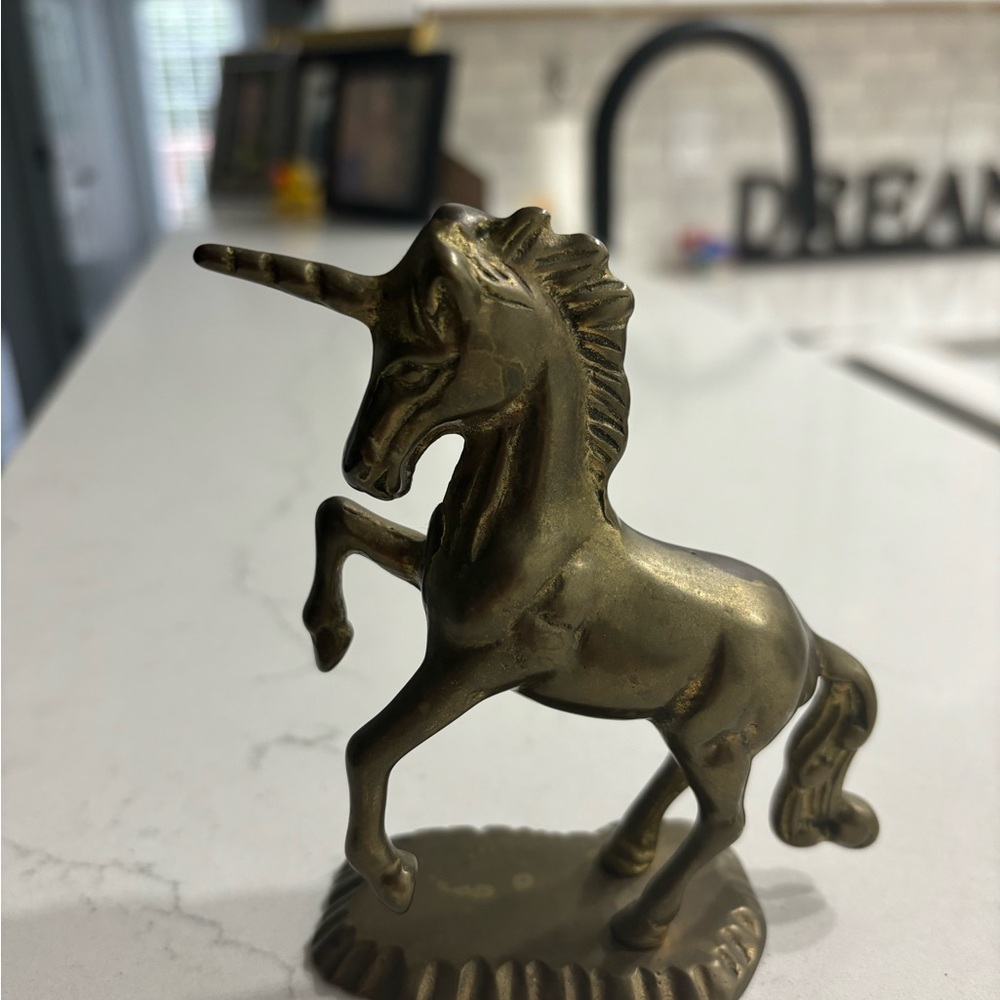 Brass horse